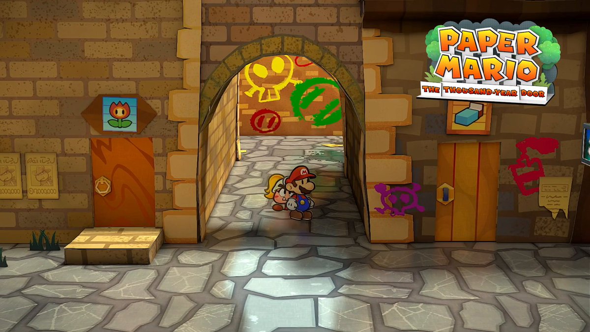 🔊 Ahh, listen to that – there's no place quite like Rogueport! 🎶 #PaperMarioTheThousandYearDoor