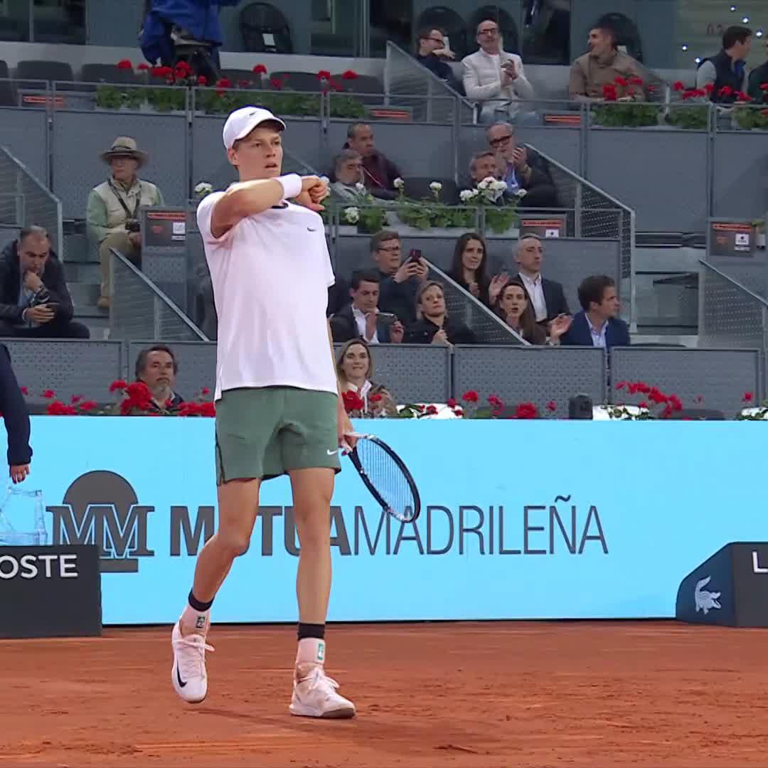 Forehand on fire ๐ฅ Jannik Sinner #MMOPEN