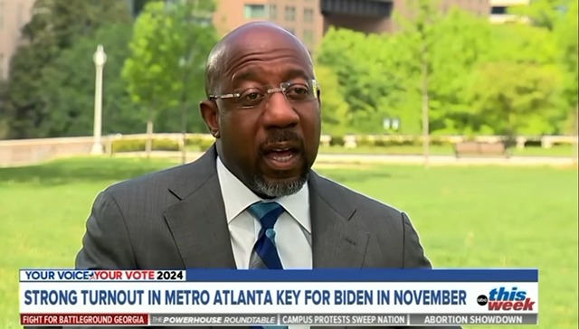 BREAKING: Senator Warnock is one of President Biden’s strongest surrogates. He clearly articulated why Georgia voters are going to turn out and reelect President Biden. Retweet so the whole country sees.