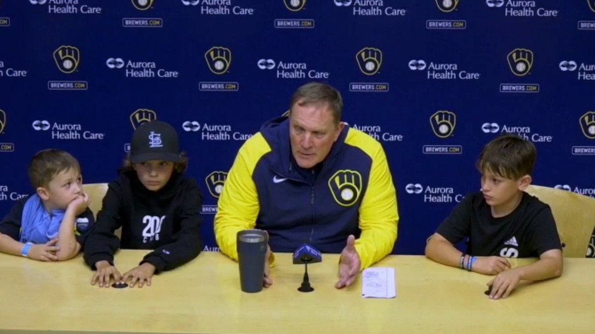 "In my opinion that's a bad call, they made a mistake and they changed the game." #Brewers manager Pat Murphy on the backswing interference call the umpires made in the ninth inning #ThisIsMyCrew | #MLB