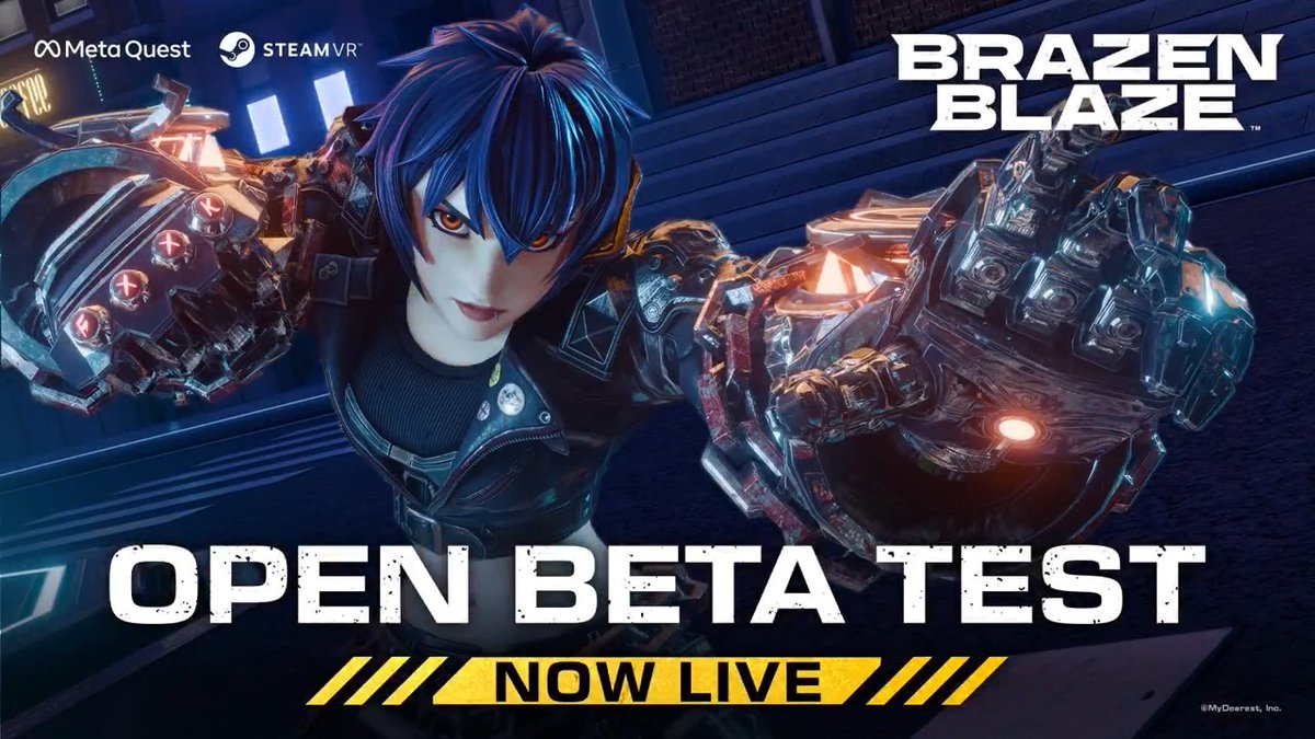 🔥Open Beta Test Now Live!🔥 Join the Open Beta and get exclusive items! Show’em what you have on your fist!👊 Available on #MetaQuest and #SteamVR 🎮 #BrazenVR