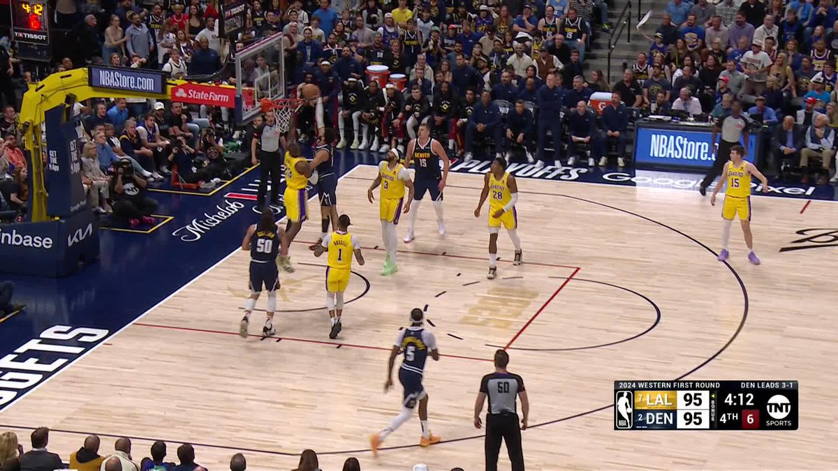 JAMAL MURRAY POSTER ON LEBRON 🔥