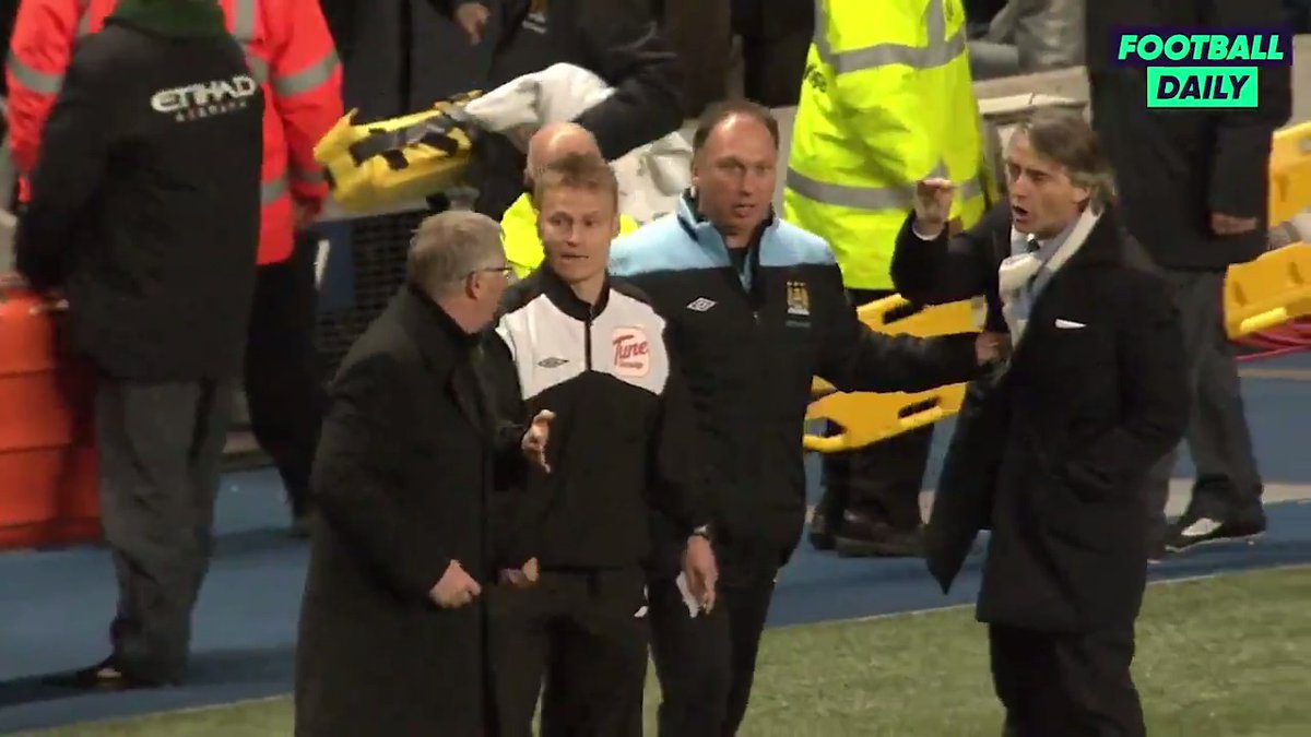 12 years ago today, Mancini giving it to Fergie 🤣
