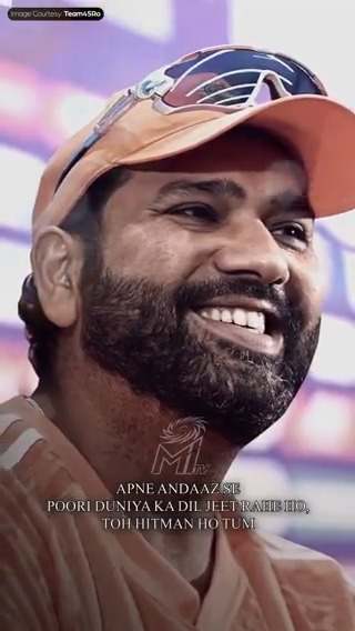 ๐น๐ถ, ๐ฏ๐๐๐๐๐ ๐๐ ๐๐๐ ๐ #MumbaiMeriJaan #MumbaiIndians | Rohit Sharma