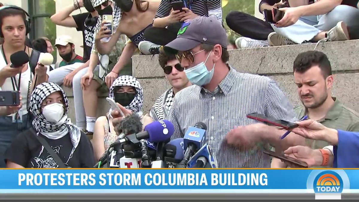 Protesters at Columbia University occupied a building on campus. This comes as the school started suspending students who refused to leave an encampment after a deadline passed. George Solis reports.