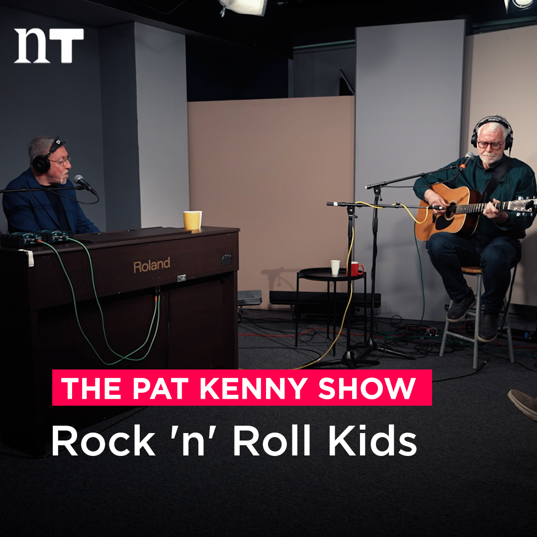 30 years on from winning Eurovision, Paul Harrington and Charlie McGettigan reunited for a special live performance of Rock'n'Roll Kids Pat Kenny Newstalk