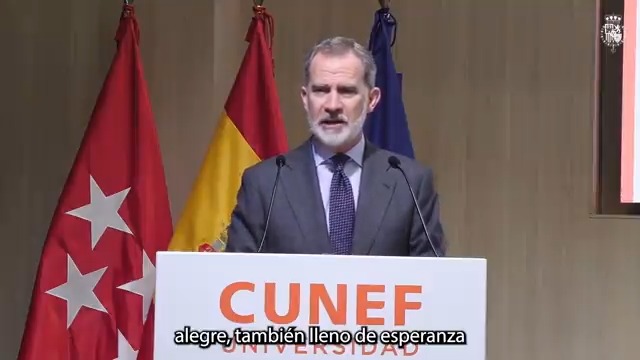 El Rey, en el acto conmemorativo de los 50 años de CUNEF Universidad 🗨️ En esta era de cambios vertiginosos y de expansión de estudios especializados, que CUNEF cumpla 50 años es algo que merece celebrarse y también una confirmación de que las cosas se están haciendo bien.