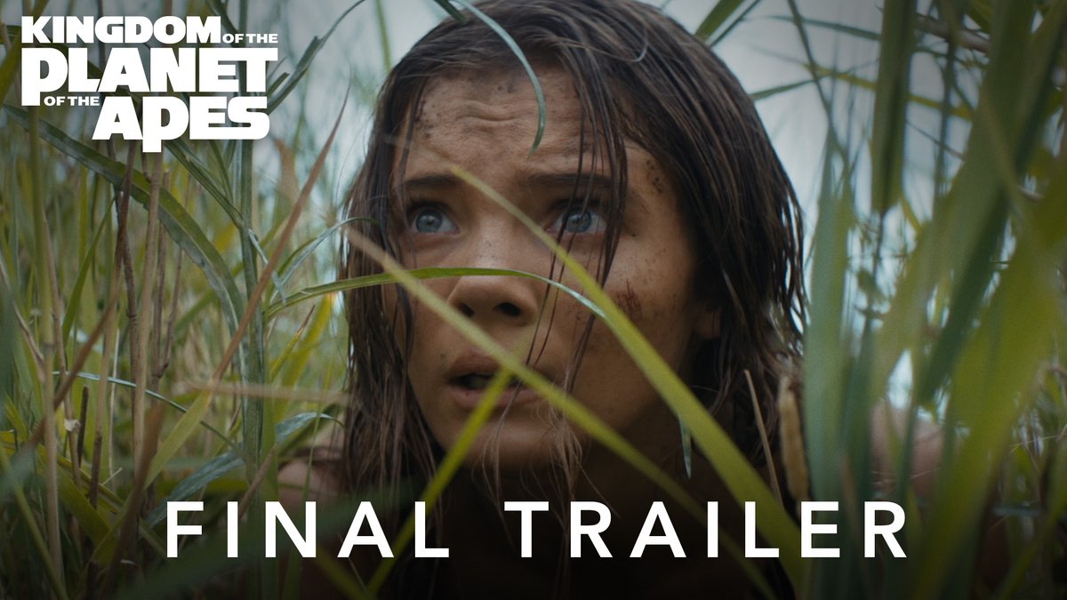The final trailer for ‘KINGDOM OF THE PLANET OF THE APES’ has been released. In theaters on May 10.