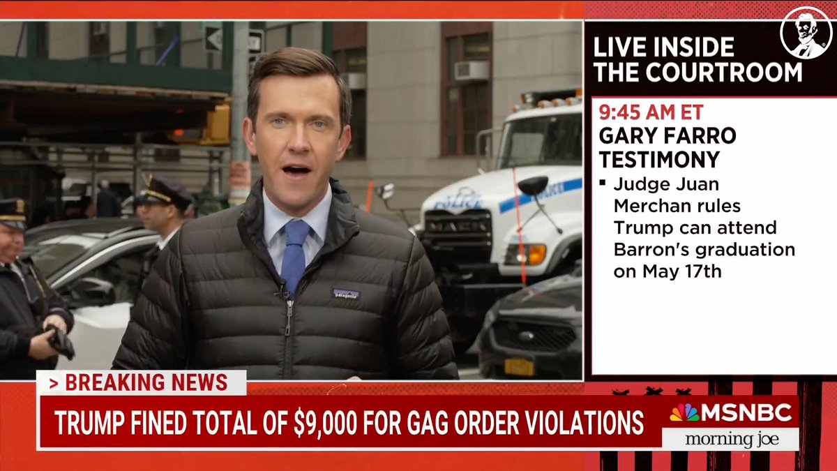Trump fined $10,000... that's 167 Trump Bibles he's got to sell.