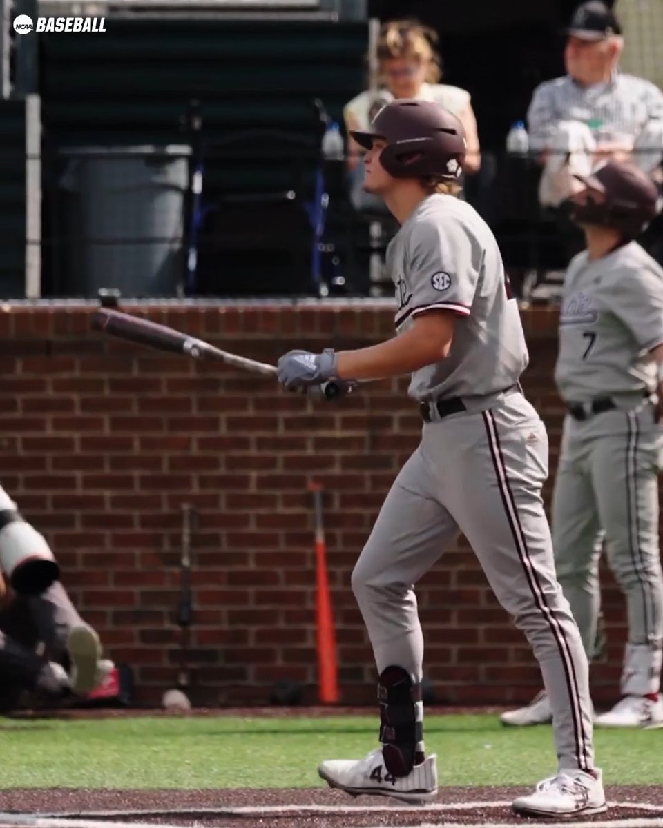 Player of the Week: Hunter Hines of Mississippi State Baseball Michella Chester breaks down her Player of Week 11. Who is yours? #NCAABaseball