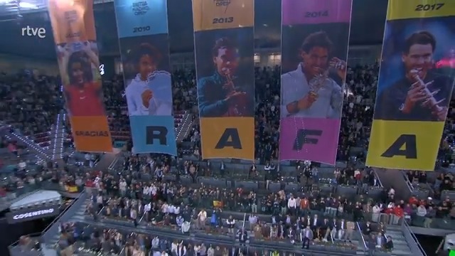 👏¡GRACIAS RAFA! Rafa Nadal 2005 2010 2013 2014 2017 Leyenda eterna en el #MMOPEN #MMOPEN #TenisRTVE