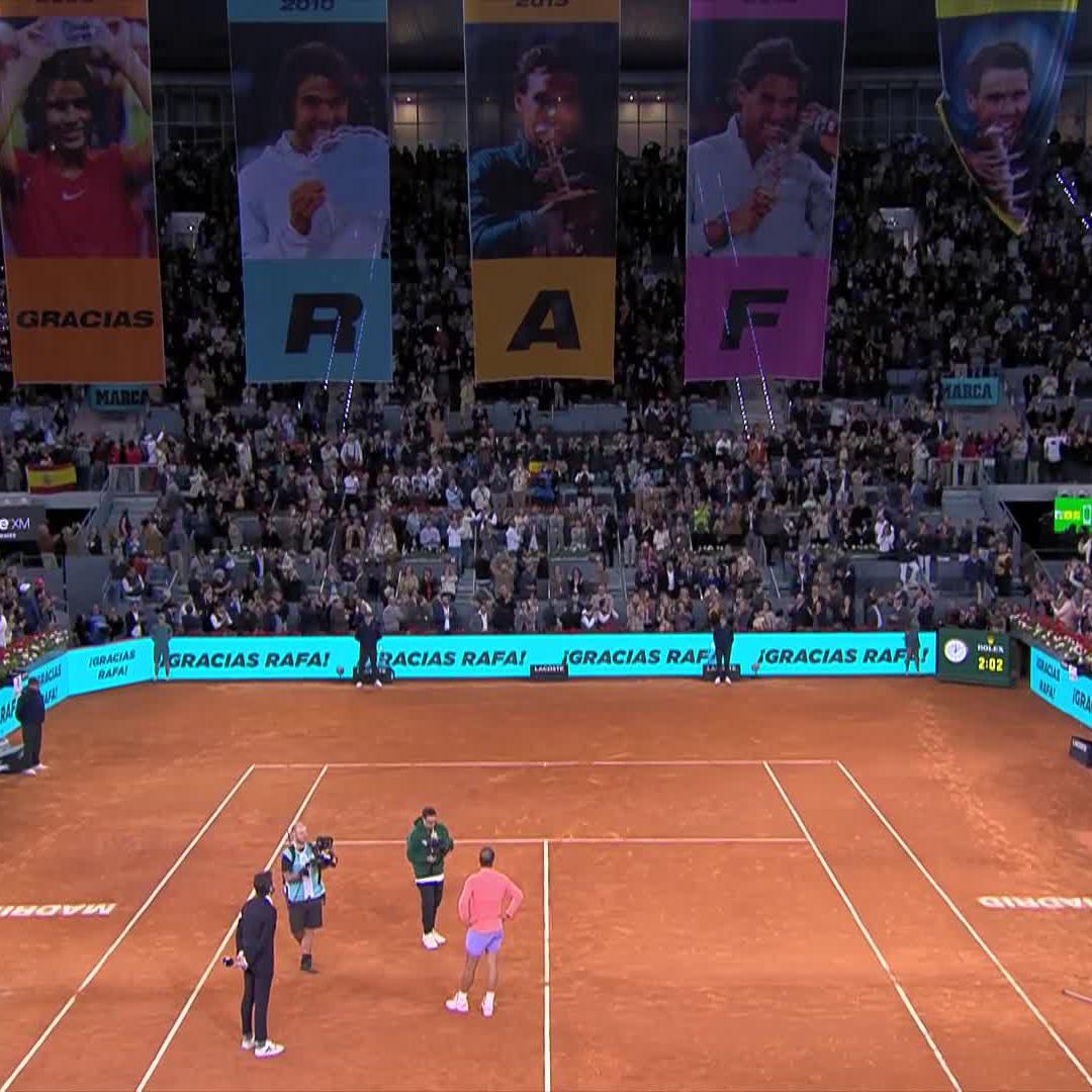 To the rafters forever 🙏 Rafa Nadal #MMOPEN