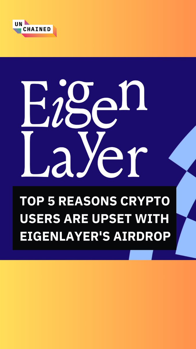 Here’s why EigenLayer's airdrop is causing a stir in the crypto community. Do you agree with the critics, or do you think it was a fair airdrop?