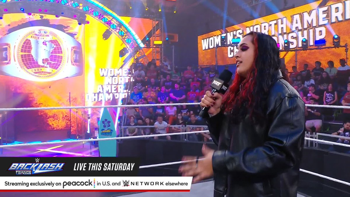 HISTORY. A V A has announced that we will crown the FIRST-EVER #WWENXT Women’s North American Champion in a LADDER MATCH at #NXTBattleground!