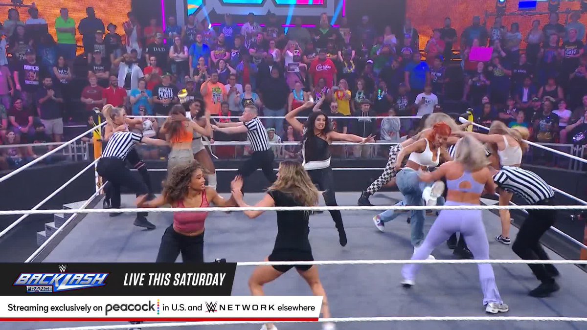 EVERYONE wants the #WWENXT Women's North American Championship... Michin 미친 just joined the party and the chaos has started 👊 #NXTSpringBreakin