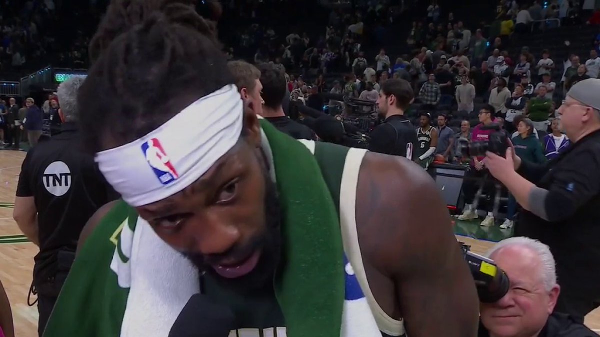"We couldn't let the fans down. We got some of the best fans in the NBA, we can't let them down." Pat Bev was huge in Milwaukee's win over Indiana! #FearTheDeer | Melanie Ricks