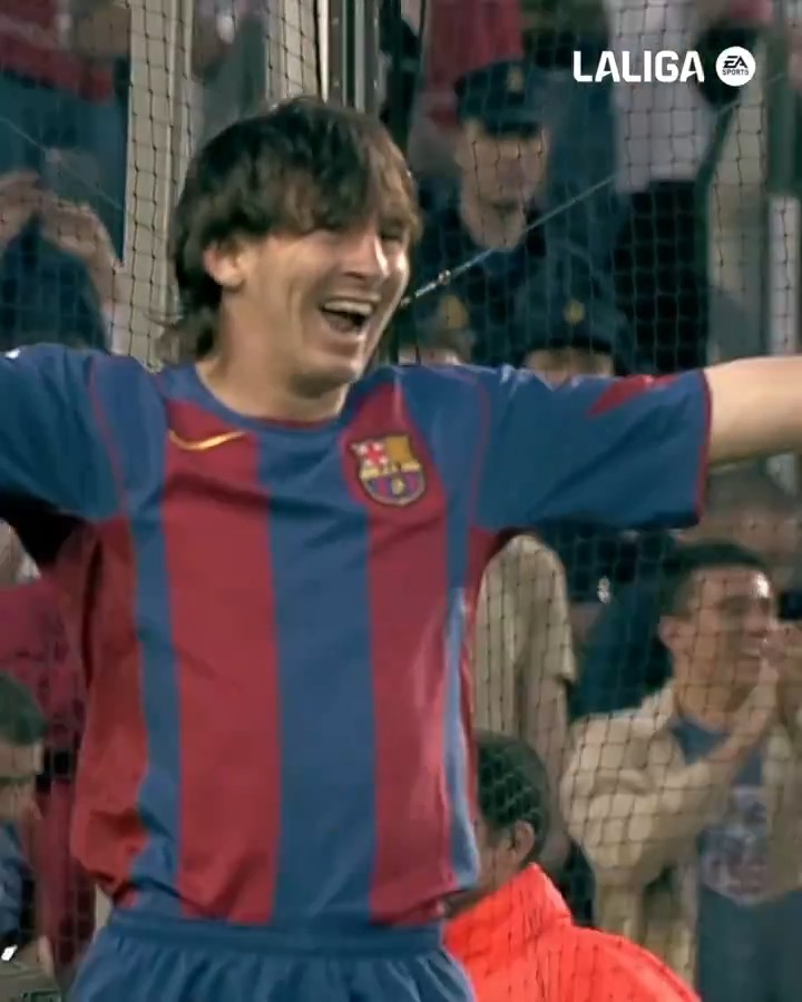 01/05/2005 🗓️ Messi scored his first goal in LALIGA... the rest is history 🐐 #LALIGAHistory
