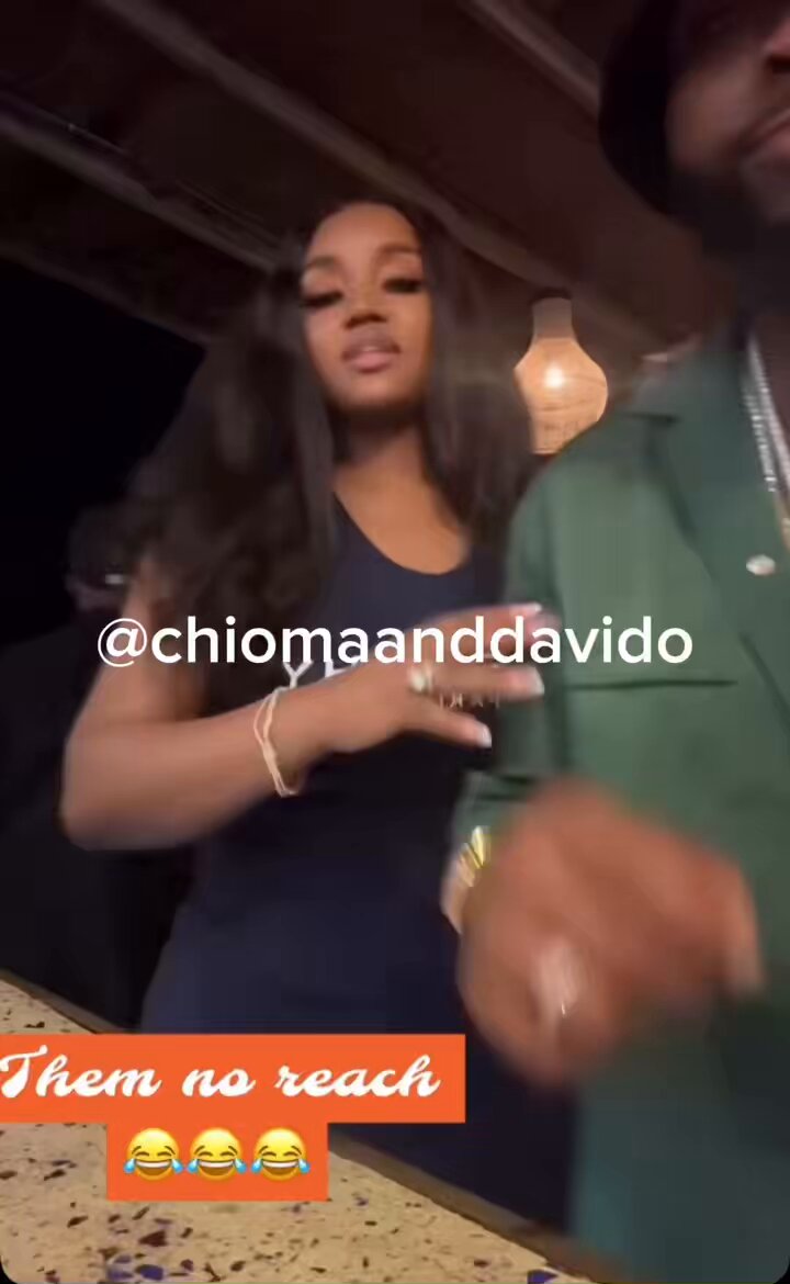 Davido and his wife, Chioma serving couple goals