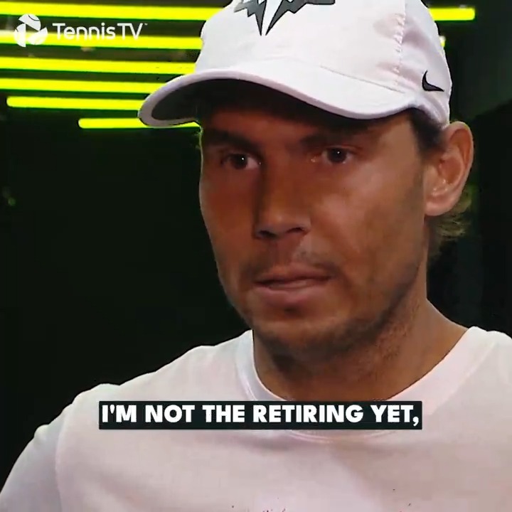 🗣️"It’s not my last match, I’m not retired yet" Rafa Nadal says goodbye to Madrid but is fully focused on his path ahead💪