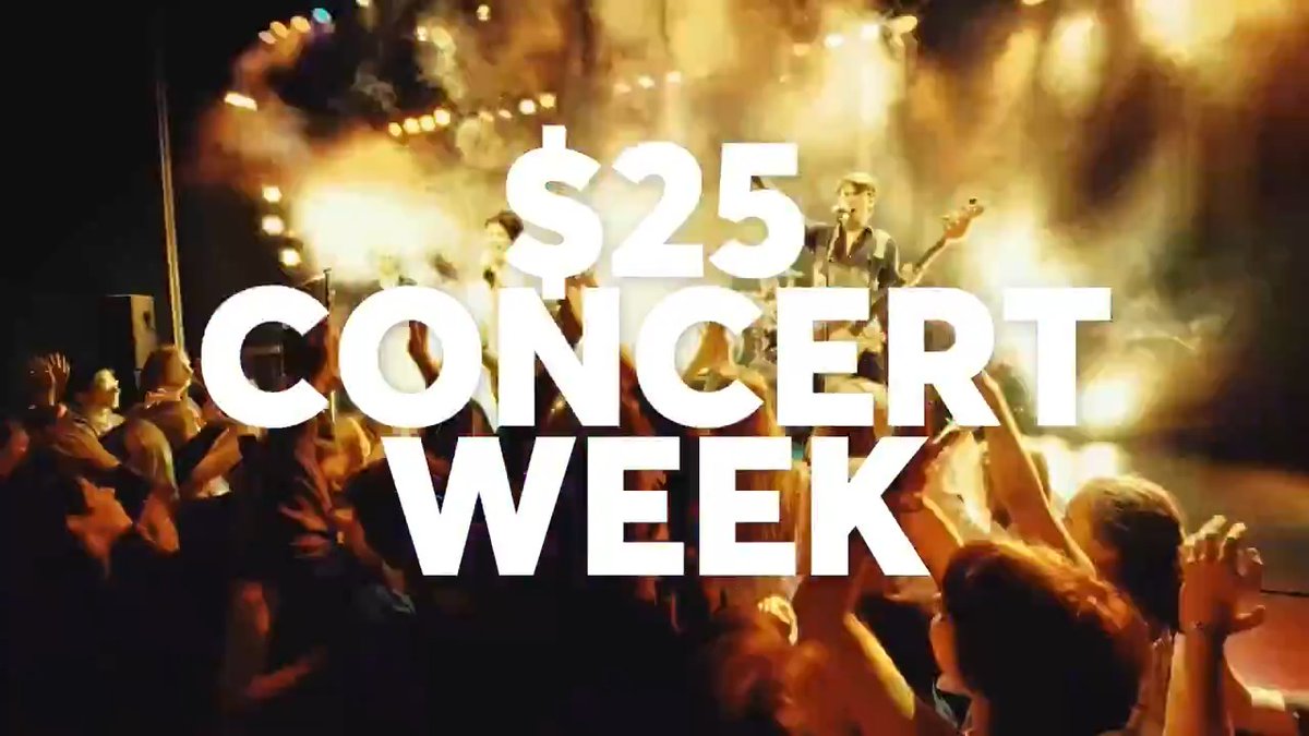 🎶🎟️ Get $25 tickets to over 5,000 shows during Live Nation’s #ConcertWeek. May 8-14th—don’t miss out! Details here
