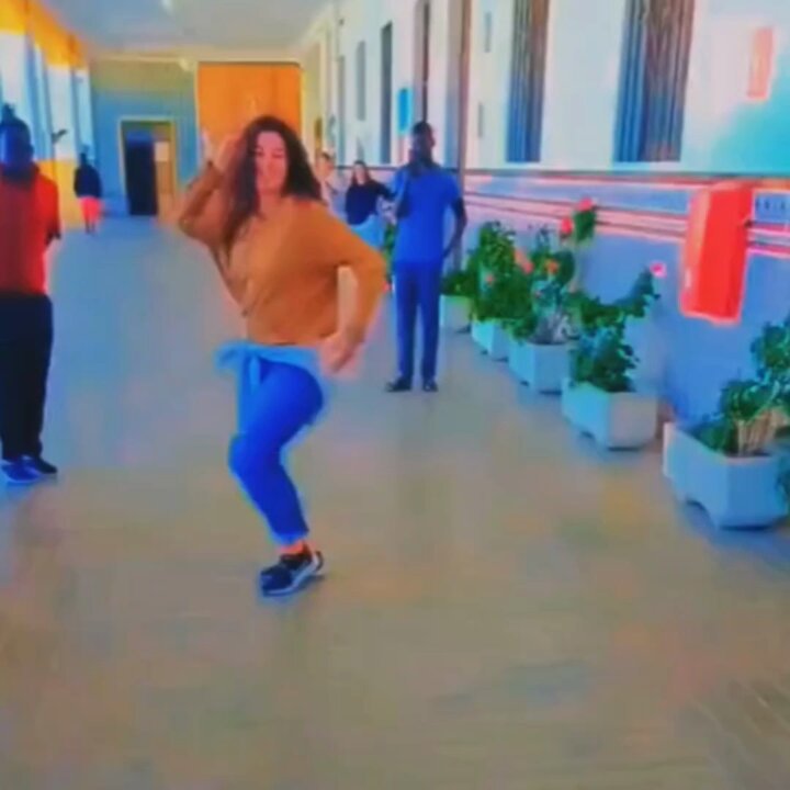 Spanish liberal girls dance and have fun with undocumented "asylum seekers" in "refugee" camp. What problems do these girls have?