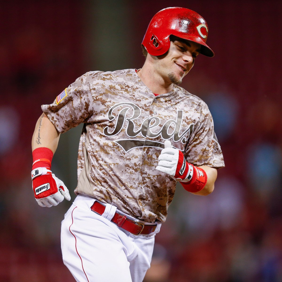 Happy birthday to the 17th player, and first Red, in MLB history to hit four home runs in one game, Scooter Gennett! 🛴 Budweiser