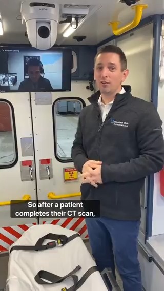 Minutes matter during a stroke, and our Mobile Stroke Unit brings the emergency department to patients' doorsteps. With a CT scanner and capabilities to deliver therapies onboard, stroke patients can be diagnosed and treated before arriving at the hospital. #StrokeAwarenessMonth