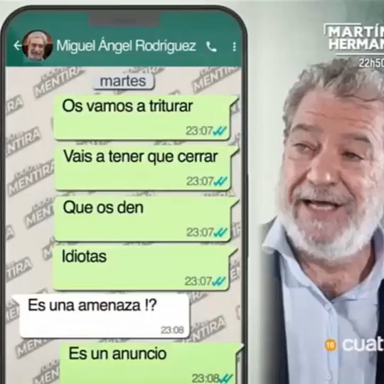 En defensa de la mentira y los blogs de fakenews en el PP han salido a hablar por este orden: Aznar, Ayuso y Feijóo, para acusar al PSOE de lo que ellos llevan haciendo décadas contra los medios. Que Aznar y Ayuso hayan tenido de enlace con la prensa a MAR lo dice todo. Vean y RT