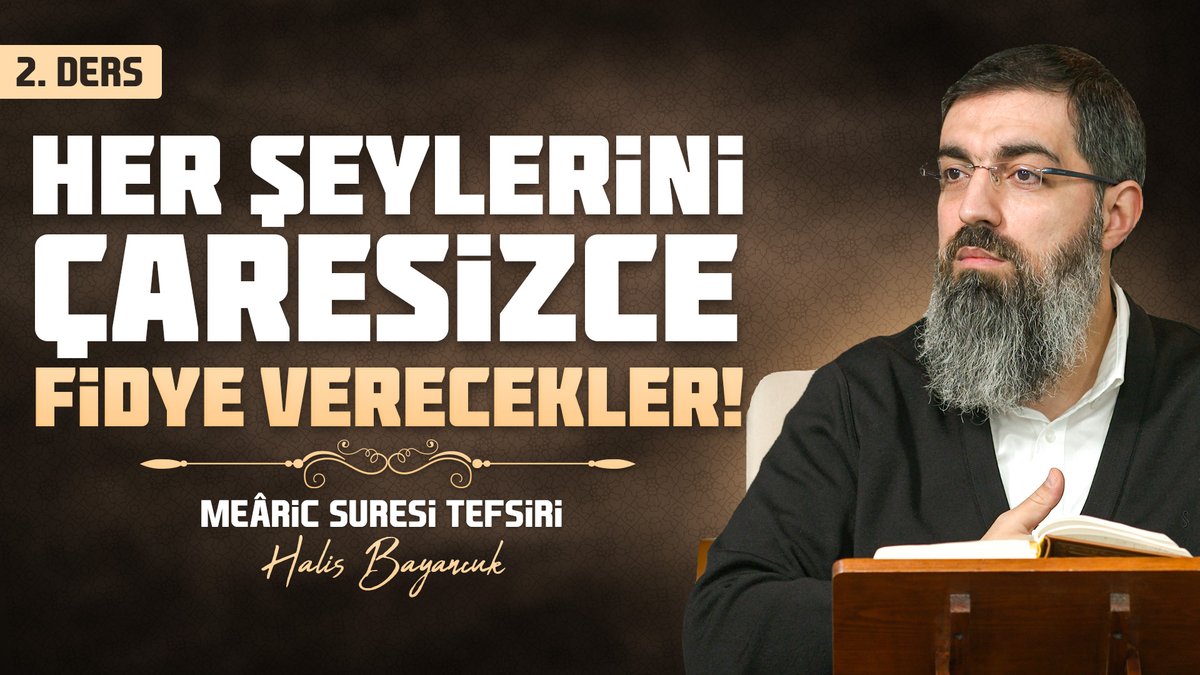 Unutsak da hatırlasak da, inansak da inanmasak da, sürekli zihnimizde olsa da gaflet halinde olsak da böyle bir gün var! Allah (cc) böyle bir günü getirecek ve böyle bir günü bize yaşatacak. ☁️ Sabr-ı Cemîl | Meâric Suresi Tefsiri 2