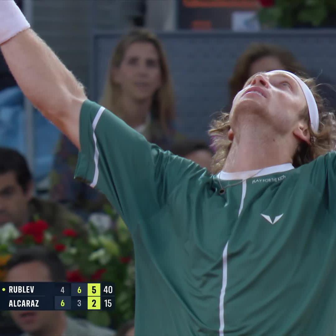 Establishment: STUNNED 😯 A scintillating Andrey Rublev ends Alcaraz’ reign in Madrid - taking out the 2022 &amp; 2023 champion in the quarter-finals! #MMOPEN