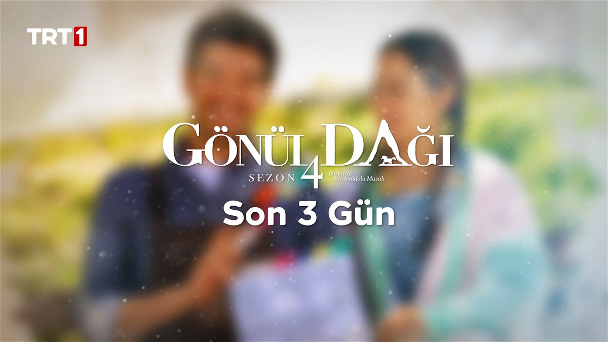 Artık #ErFil diyebiliriz değil mi? 🙃 Son 3 Gün. ⌛️ #GönülDağı yeni bölümüyle cumartesi saat 20.00’de #TRT1’de! 📺 TRT 1