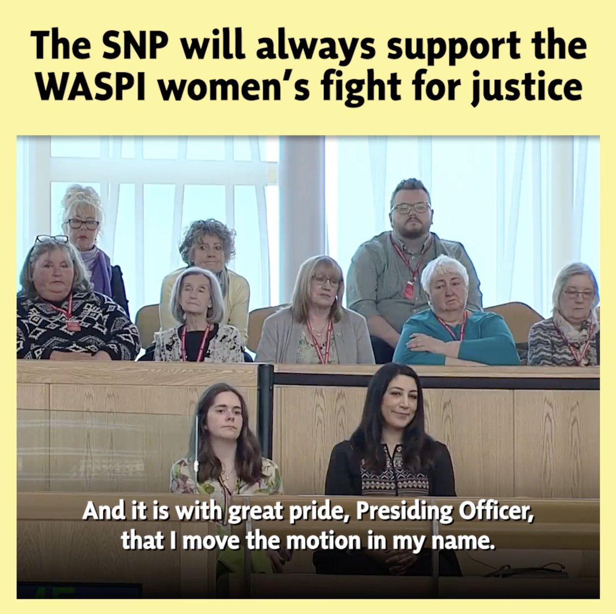The #WASPI Campaign women will always have my unwavering support and admiration. The WASPI women are not just fighting for themselves, but for my daughters too. It would be a complete betrayal if Labour and the Tories fail to deliver the compensation WASPI women deserve.