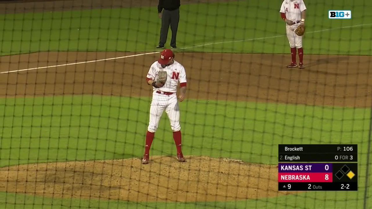 HE'S DONE IT. Jax Brockett HAS THROWN THE 6TH NO-HITTER IN NEBRASKA BASEBALL HISTORY.