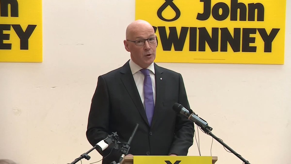 'I want to unite the SNP, and unite Scotland for independence' John Swinney announces bid to become First Minister. Live updates: