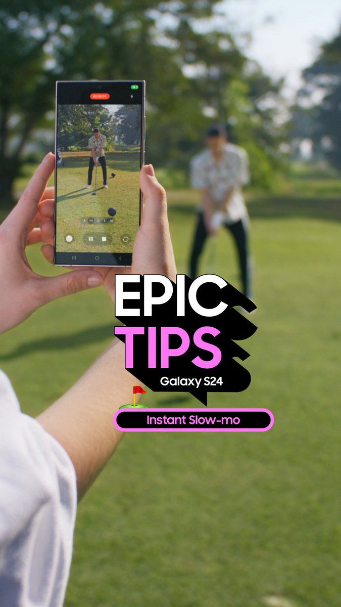 Form wasn’t built in a day! Take your time and watch videos on #InstantSlowMo on your #GalaxyS24. The aim is not to sweat 😉! Discover more: