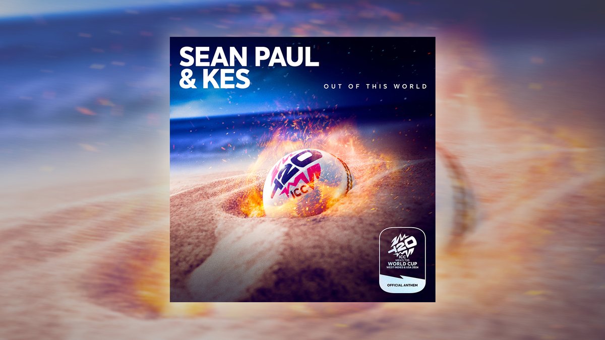 The ICC Men's T20 World Cup Anthem from Sean Paul & Kes is here - and it’s Out Of This World! 🌎 🏏 See if you can spot some of their friends joining the party Usain St. Leo Bolt, Stafanie Taylor, Shivnarine Chanderpaul, Chris Gayle 🤩 #T20WorldCup | #OutOfThisWorld