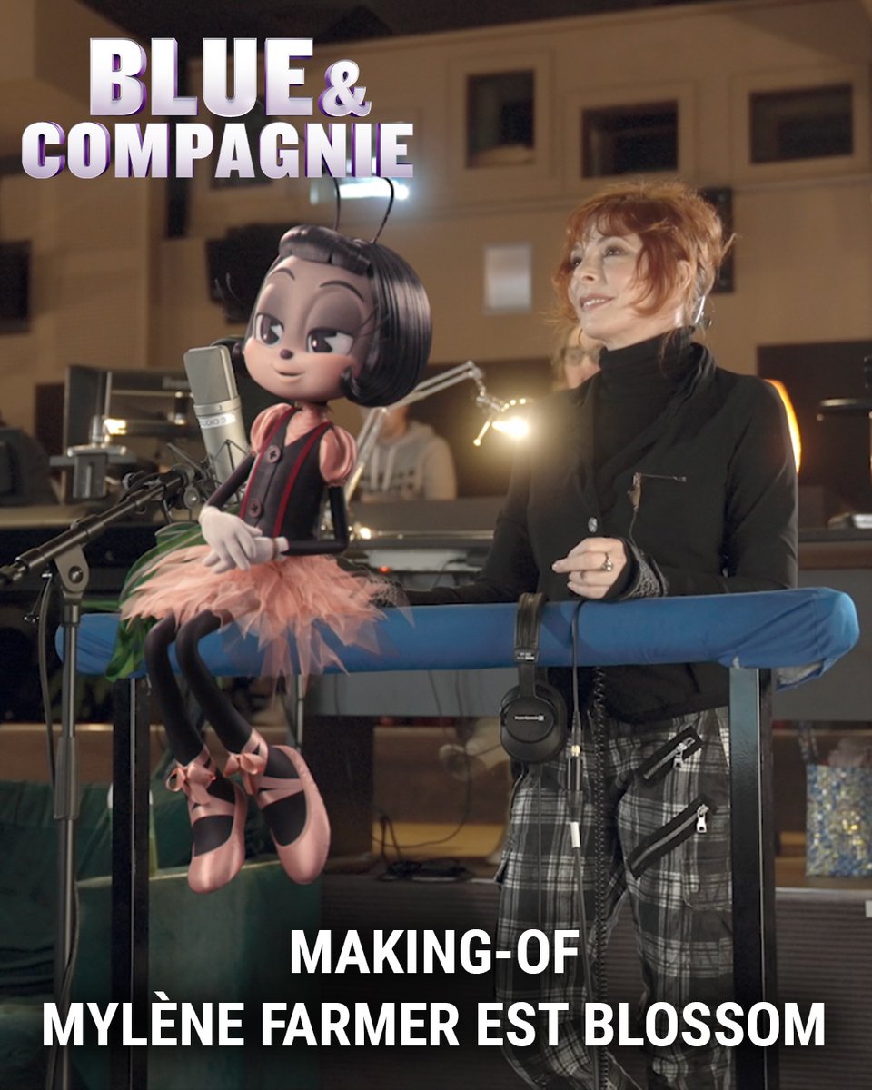 Mylène Farmer replonge en enfance en incarnant Blossom dans #BlueEtCompagnie, au cinéma le 8 mai ! 🦋
