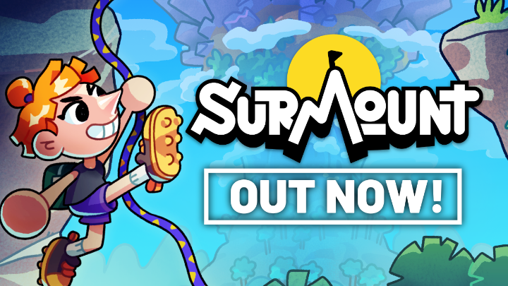 Get climbing in Surmount, available now on #NintendoSwitch! Become the first to reach the top of the highest mountain in the world alone or in co-op! ⛰️: