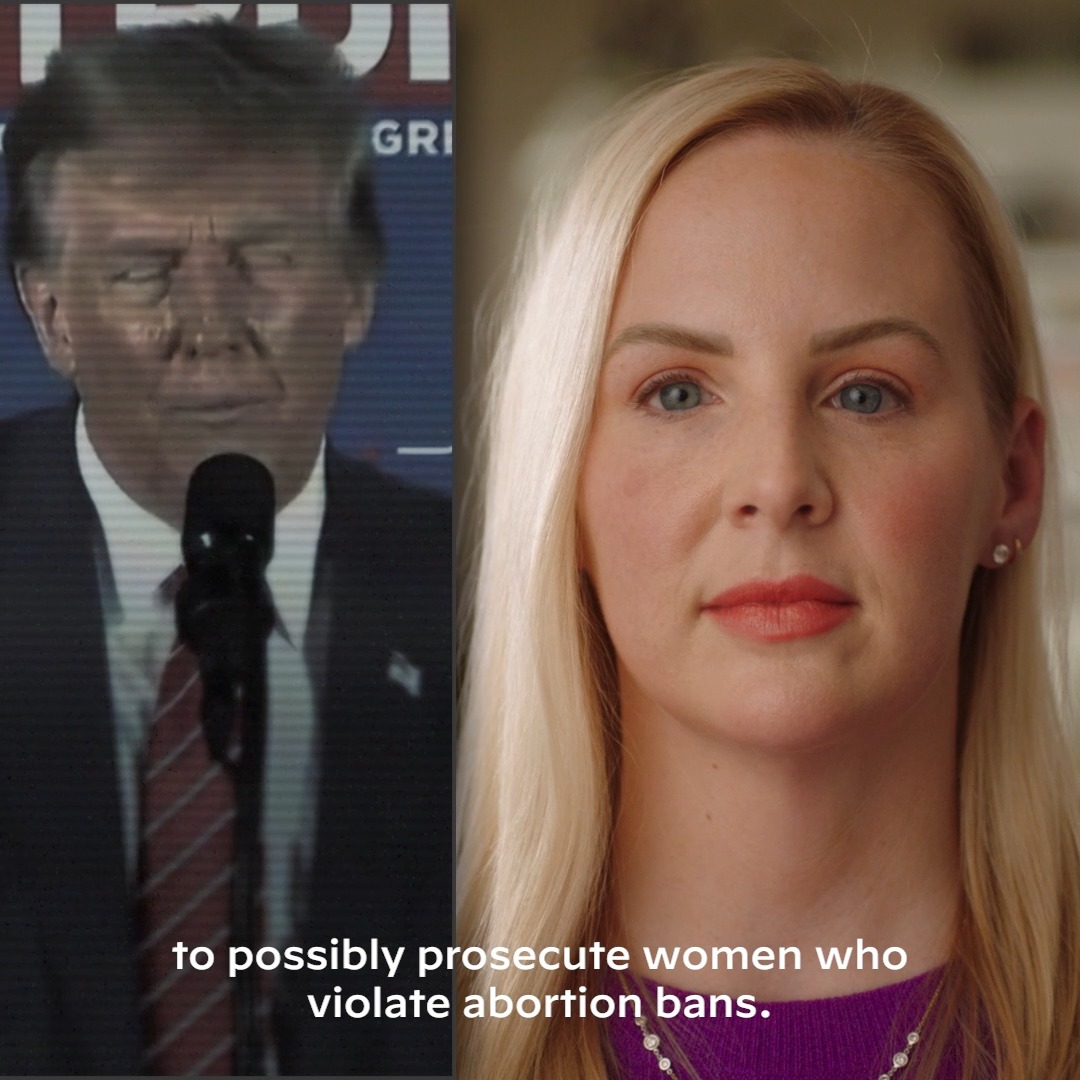 Donald Trump took away women’s freedom. I’m fighting to protect your rights. Watch our new ad.