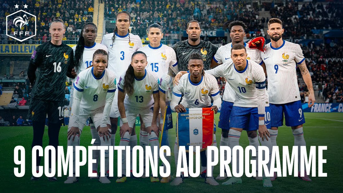 𝗨𝗻 𝗲́𝘁𝗲́ 𝗵𝗶𝘀𝘁𝗼𝗿𝗶𝗾𝘂𝗲 𝗽𝗼𝘂𝗿 𝗹𝗲𝘀 𝗕𝗹𝗲𝘂(𝗲)𝘀 🙌 Toutes les Équipes de France seront en lice dans les compétitions majeures de l’été. Une 1ère dans l’histoire de la FFF !