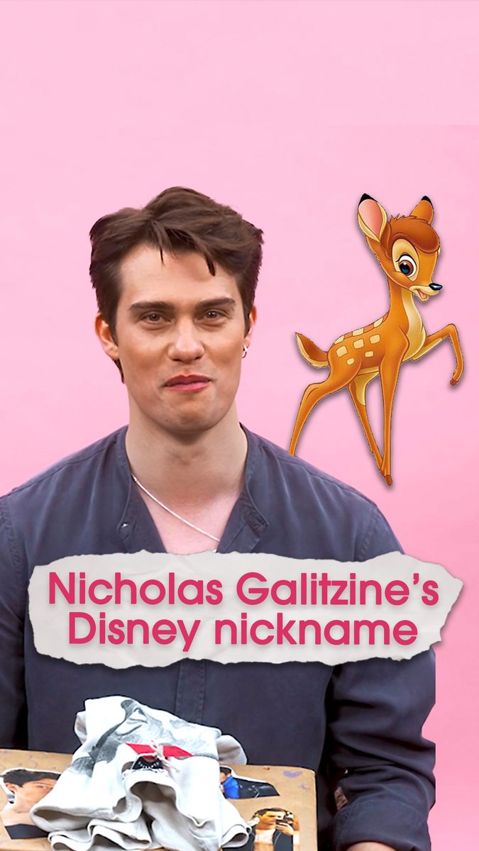 Now we know how Nicholas Galitzine really feels about his Bambi nickname… 🥲 Watch Nicholas Galitzine’s episode of Memory Box now on @globalplayer ❤️