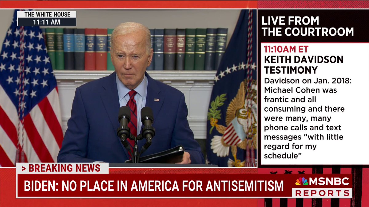 MOMENTS AGO: When asked if the U.S. National Guard should intervene in the nationwide student protests, President Biden responded saying "no" before exiting.