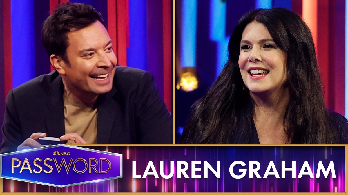 Jimmy has the best clues. 😂⚽️ #PASSWORD Catch an all-new episode with Lauren Graham Tuesday at 10/9c on @NBC!