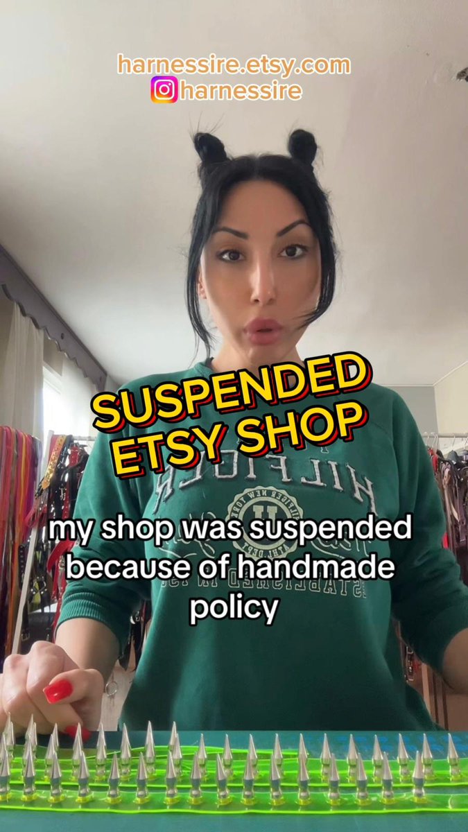 🚫 Disheartened by Etsy ‘s automated responses and lack of human support! As a dedicated creator and longtime seller, I believe in Etsy's vision of "Keep Commerce Human." Yet, my shop (Harnessire ) suspension issue remains unresolved with only bot responses. It's time to amplify our voices for genuine human interaction. 📢 Help me reach Etsy and advocate for fair treatment. ‼️Share this post to urge Etsy to provide genuine human support for sellers like me. Together, we can make a difference! 🙌💬 #KeepCommerceHuman #EtsySeller #SupportLocalArtisans 🤝✨ #SupportSmallBusiness #Etsy #FairTreatment