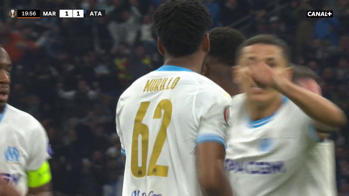 QUEL BIJOU DE CHANCEL MBEMBA POUR ÉGALISER POUR L’OM ! 🤩💙🤍🇨🇩 🎥 CANAL+ Foot