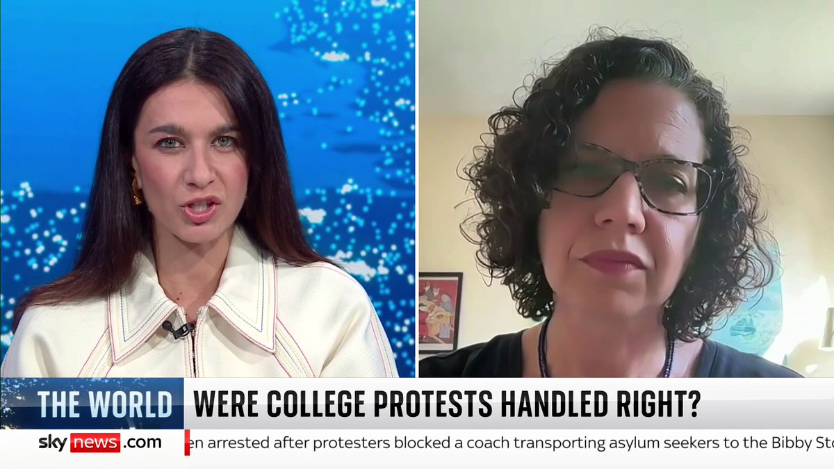 'This has been a question of free speech from the beginning' Columbia University professor Nara Milanich says protests on campus speak to a "broader conflict" around freedom of expression and academic freedom that goes beyond the Israel-Gaza war.