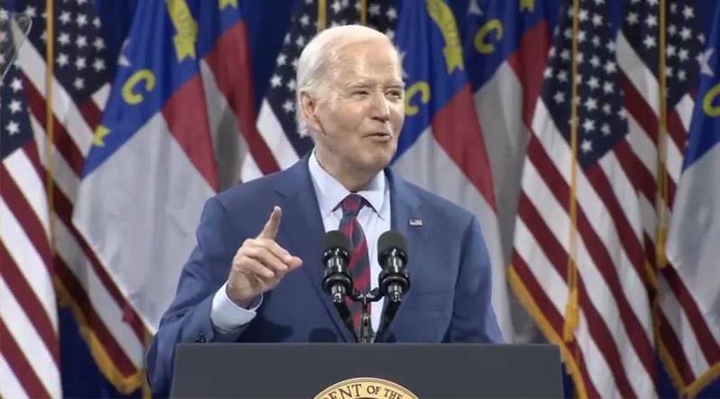 President Biden: Your senator Ted Budd called the infrastructure law ‘a liberal Trojan horse for a socialist agenda.’ I don't know about you, but I don't think ensuring kids can drink clean water to avoid brain damage is a socialist agenda. I think it's just plain decency. But as you might guess, the senator hasn't been shy. He's asked on 10 separate occasions for new funding in those very laws. As they say, God bless the boy. I didn't think the senator was a socialist. But that's okay, I promised to be a president for all Americans. So, senator I'll see you at the groundbreaking