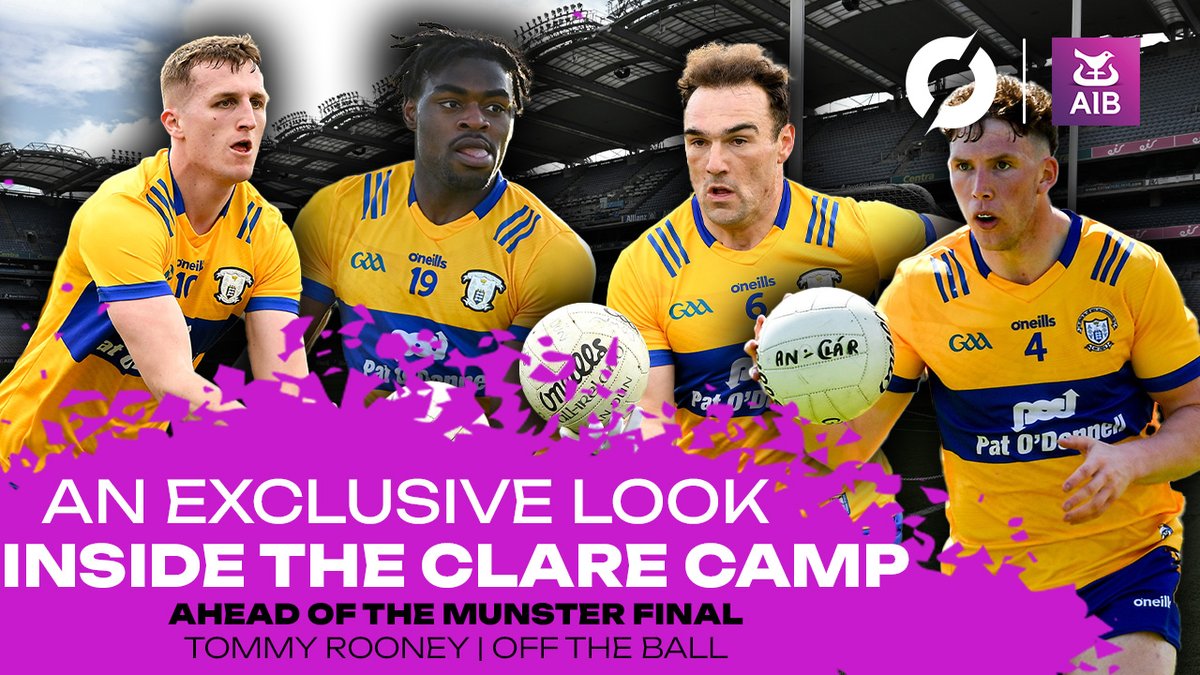🎥 Inside Clare Football 🏐 • Mark Fitzgerald • Cillian Brennan • Dermot Coughlan • Emmet McMahon • Jim Marrinan, Kitman since ‘07 • Ger Crotty in the physio room • Kilmihil Gaa’s Declan Downes All of that and more from an evening in Cusack Park👇