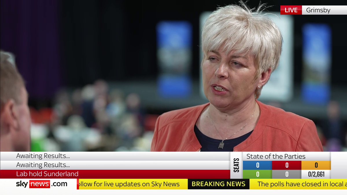 'What is your reading of what the teams are expecting here tonight, you're going to lose seats aren't you?' - Tom Parmenter 'We always knew we would lose seats because we took over a huge amount of seats' - MP for Great Grimsby @lia_nici Updates ➡️