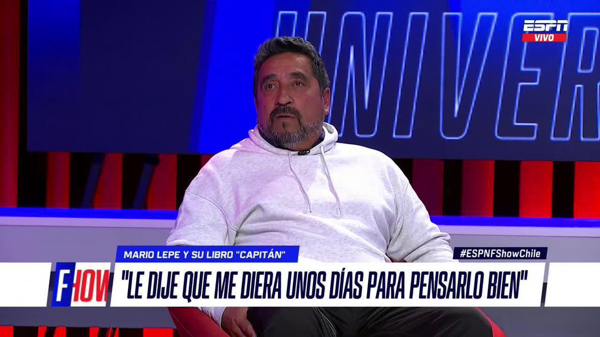 "LEÍ EL LIBRO, Y CUANDO UNO ESTÁ SOLO, LAS LÁGRIMAS CAEN" Mario Lepe reveló parte del esfuerzo que debió realizar para poder ser parte de #UCatólica, extracto que también aparece en el libro 'Capitán', que ya está a la venta.